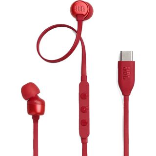 Auriculares de botón - JBL TUNE 310C USB-C, Intraurales, Rojo