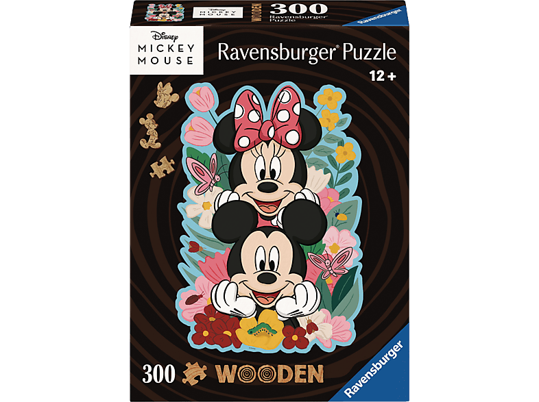 RAVENSBURGER 12000762 Disney Mickey & Minnie 2D Puzzle