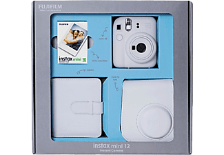 FUJIFILM Instax Mini 12 Bundle Box Anlık Fotoğraf Makinesi Kil Beyazı Outlet 1228631