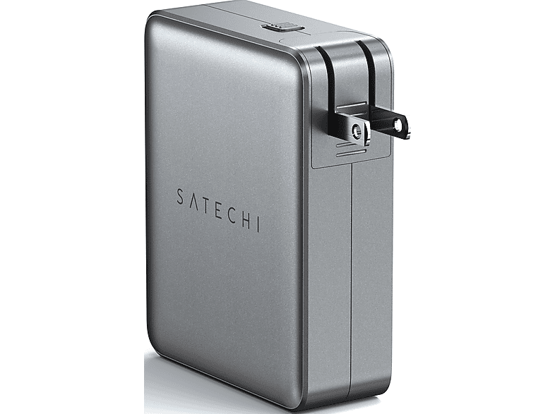 SATECHI 145W USB-C 4-Port GaN Travel Charger, Grau; Ladegerät — Foto 2 von 5