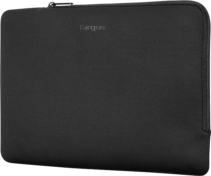 Funda para portátil negra con el logotipo de Targus.