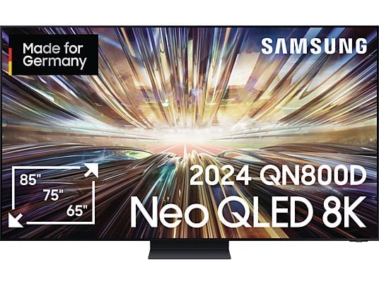 SAMSUNG GQ65QN800D NEO QLED AI TV (Flat, 65 Zoll / 163 cm, UHD 8K, SMART TV, Tizen)