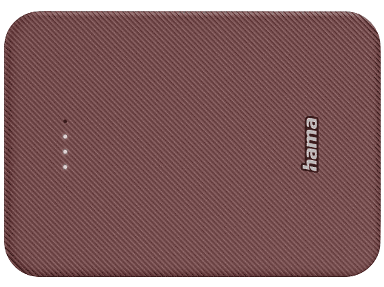 Powerbank HAMA Color 10 10000 mAh Czerwony – zdjęcie 2