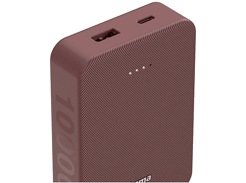 Powerbank HAMA Color 10 10000 mAh Czerwony – zdjęcie 3