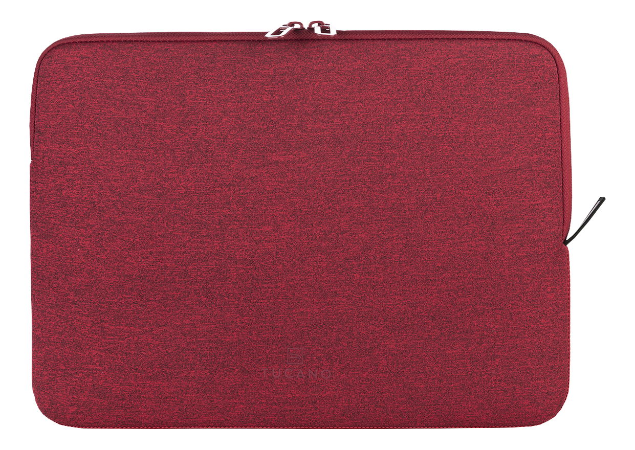 Rote Tucano Laptop-Hülle mit Reißverschluss.