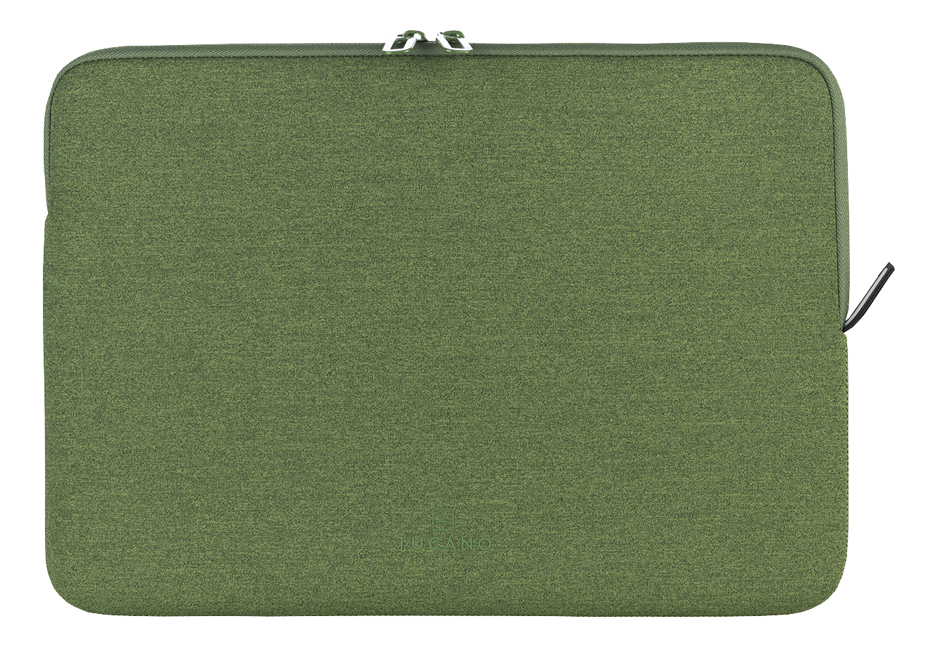 TUCANO Mélange - Housse pour ordinateur portable, universelle, 16"/40,64 cm, vert foncé