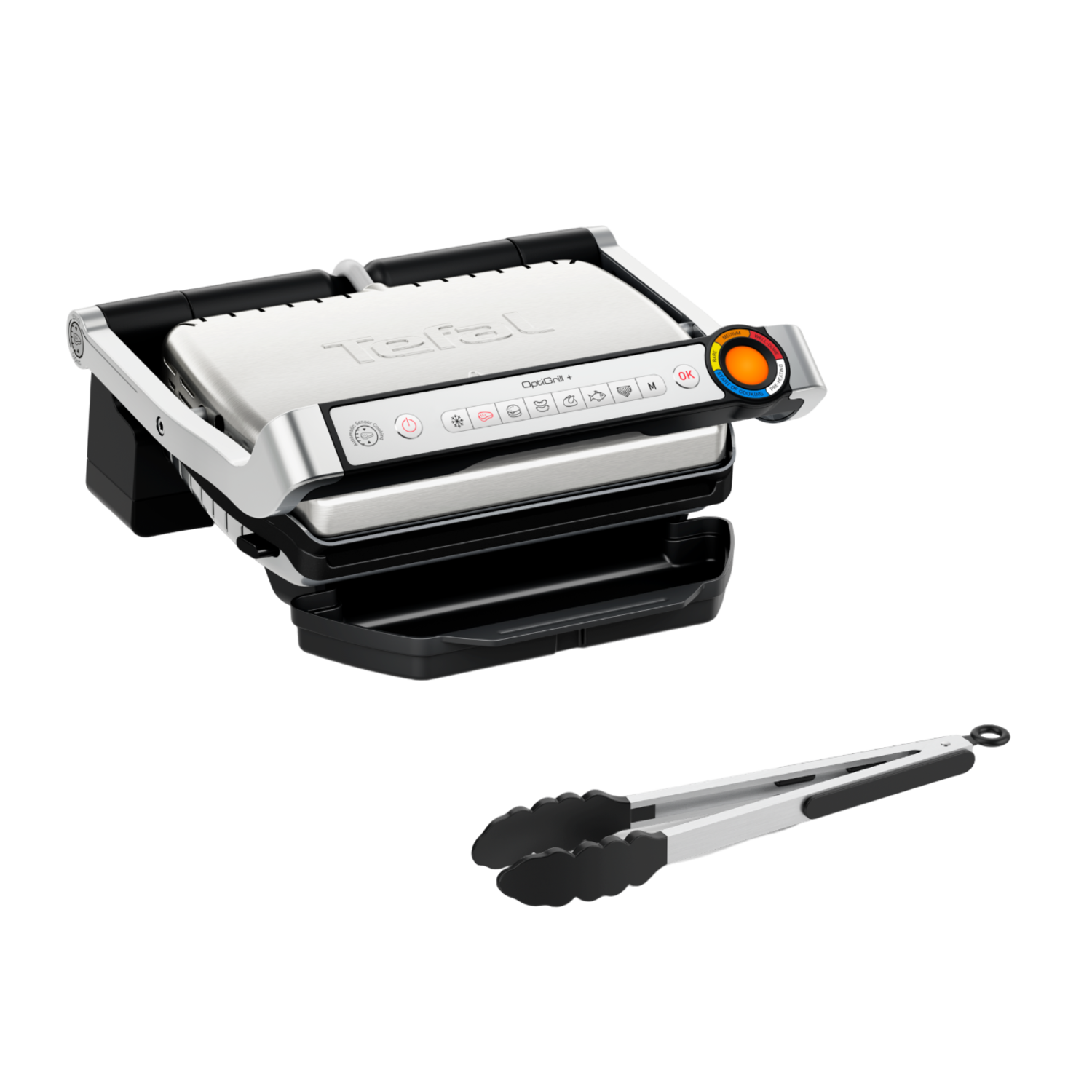 Tefal Gc718d Optigrill+ Contactgrill Zilver