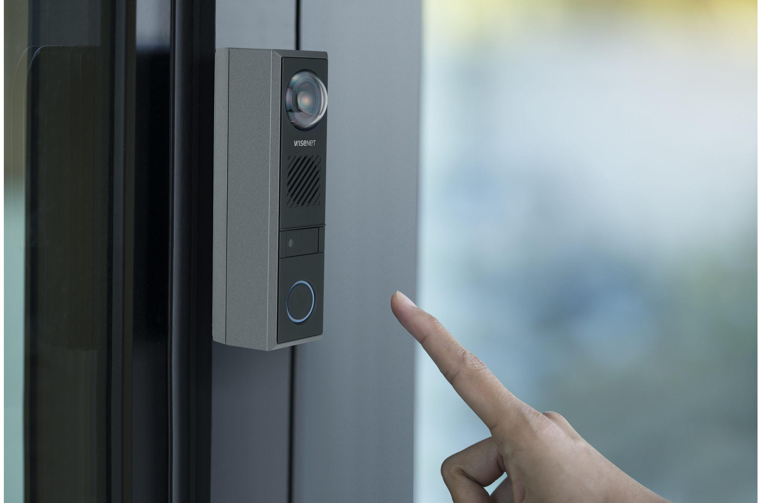 HANWHA VISION TID-600R Vision IP - Sonnette de porte (Bleu foncé)