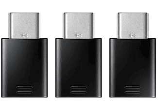 SAMSUNG EE-GN930K Type-C to Micro USB 3'lü Adaptör Siyah Outlet 1211374