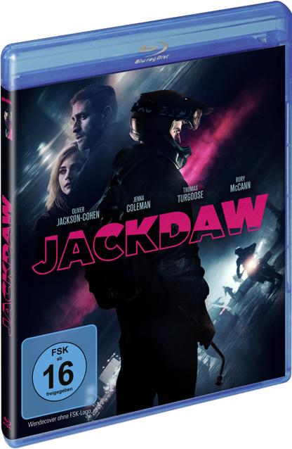 Blu-ray-Filmhülle mit Filmplakat. Es zeigt eine Person mit Motorradhelm.
