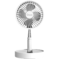 MediaMarkt QWARE QW SND-FD75WH Mini Desk Ventilator Wit aanbieding