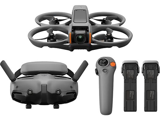 DJI Avata 2 Fly More Combo (Three Batteries) - Drone con videocamera (4000×3000, 23 min di volo)