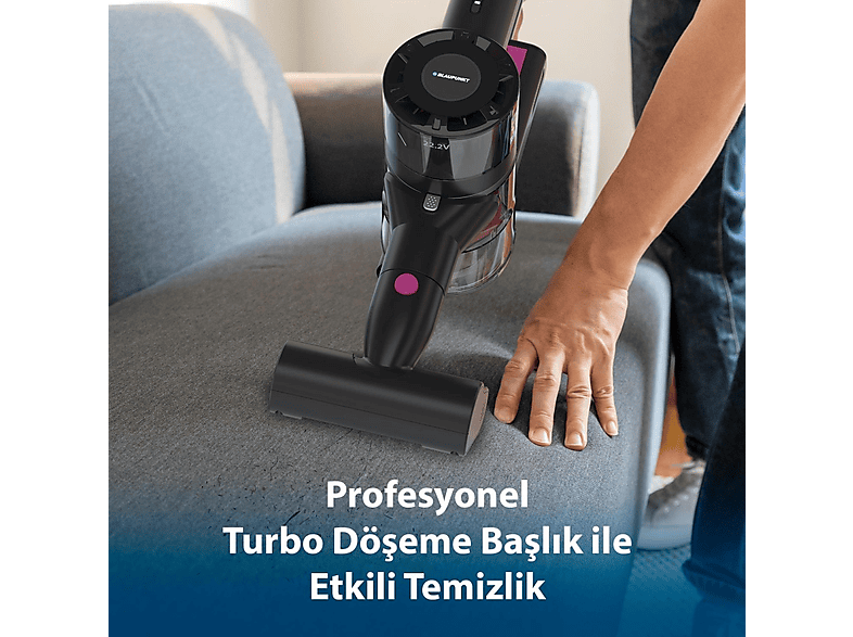 BLAUPUNKT Vacumaster A16 Şarjlı Dikey Süpürge Fuşya_4