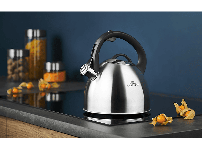 Czajnik GERLACH Ambiente 2.8 l Mat Stalowy – zdjęcie 3