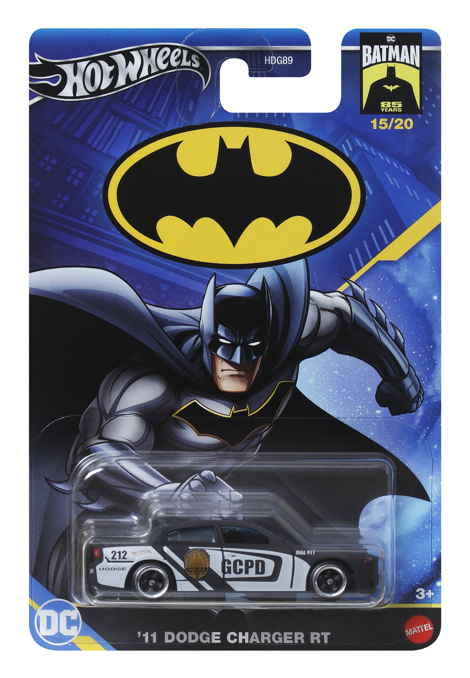 Hot Wheels-Auto in Blisterverpackung, Batman-Motiv.