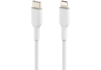 BELKIN Boost Charge lightning-USB-C kábel, 1M, fehér (CAA003bt1MWH)