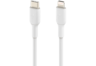 BELKIN Boost Charge lightning-USB-C kábel, 2M, fehér (CAA003bt2MWH)