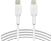 BELKIN Boost Charge USB-C-USB-C kábel, 1M, fehér (CAB003bt1MWH)