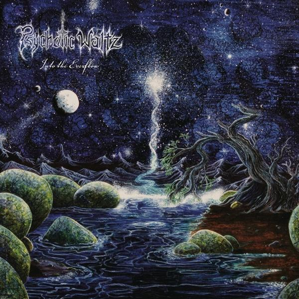Ein Albumcover von Psychotic Waltz, das einen Nachthimmel mit einem Lichtstrom darstellt.