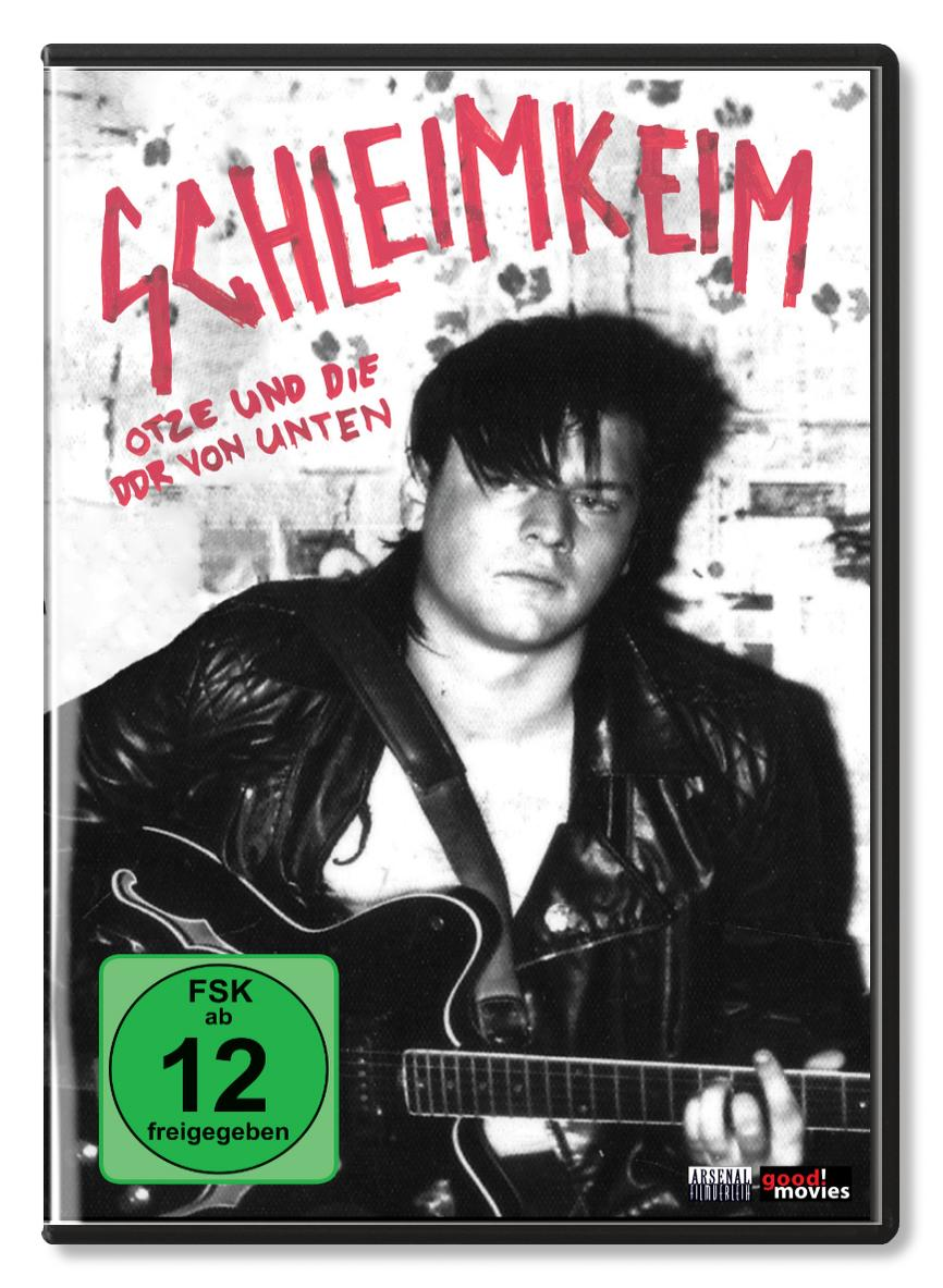 DVD-Cover: Mann mit Gitarre, schwarze Lederjacke. Text: Schiimkeim, Otze und die...