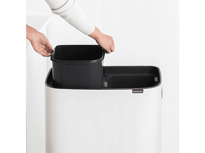 Brabantia BO touch bin HI Mülleimer, Weiß — Foto 3 von 5
