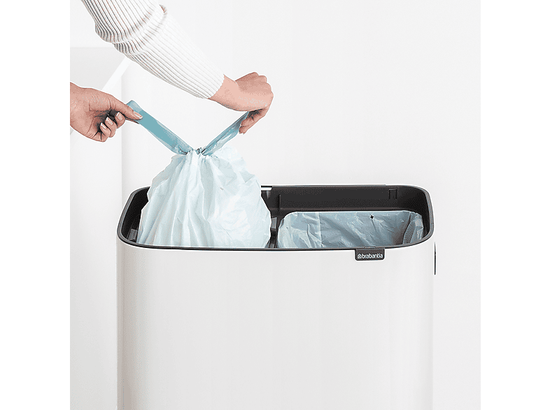 Brabantia BO touch bin HI Mülleimer, Weiß — Foto 4 von 5
