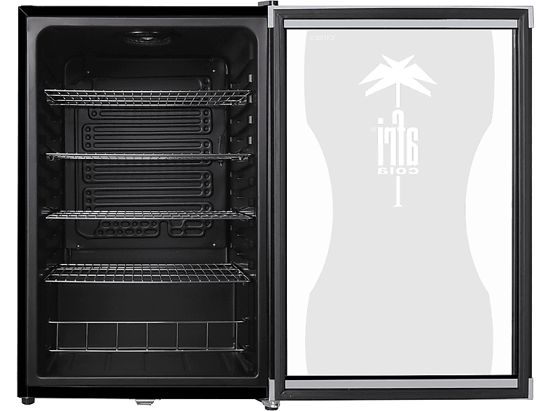Thumbnail - CUBES HC 150 E AFRI Getränkekühlschrank (115 l, E, 845 mm hoch}, Schwarz / Weiß)