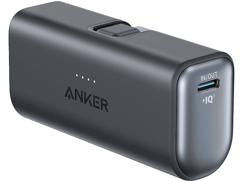 Anker Nano Powerbank, 5000 mAh, USB-C, Schwarz — Foto 2 von 5