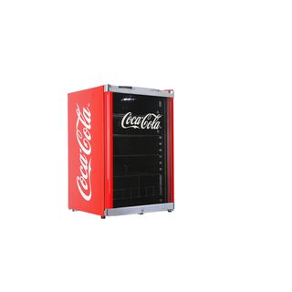 CUBES HC 166 E COCA COLA Getränkekühlschrank (E, 845 mm hoch, Rot)