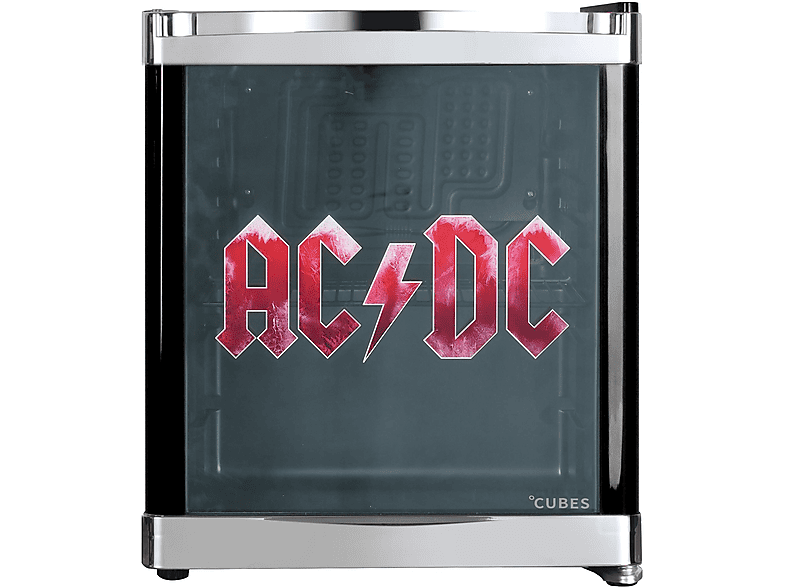 CUBES CC 202 E ACDC Kühlschrank (48 l, E, 510 mm hoch}, Schwarz / Rot)