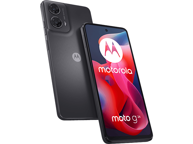 MOTOROLA moto g24 128 GB Matte Charcoal bei MediaMarkt