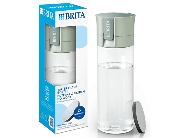 Butelka filtrująca Brita Vital zieleń 2 dyski – zdjęcie 3