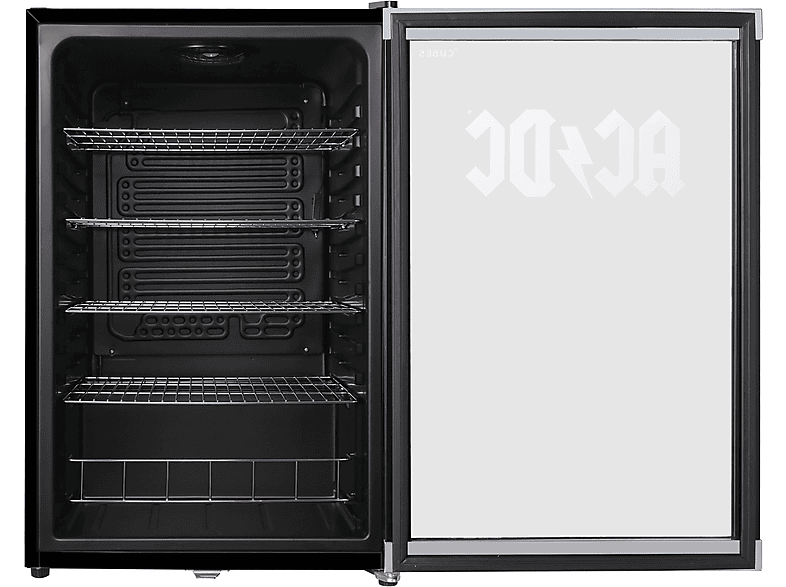 Thumbnail - CUBES HC 203 E ACDC Getränkekühlschrank (115 l, E, 845 mm hoch}, Schwarz / Rot)