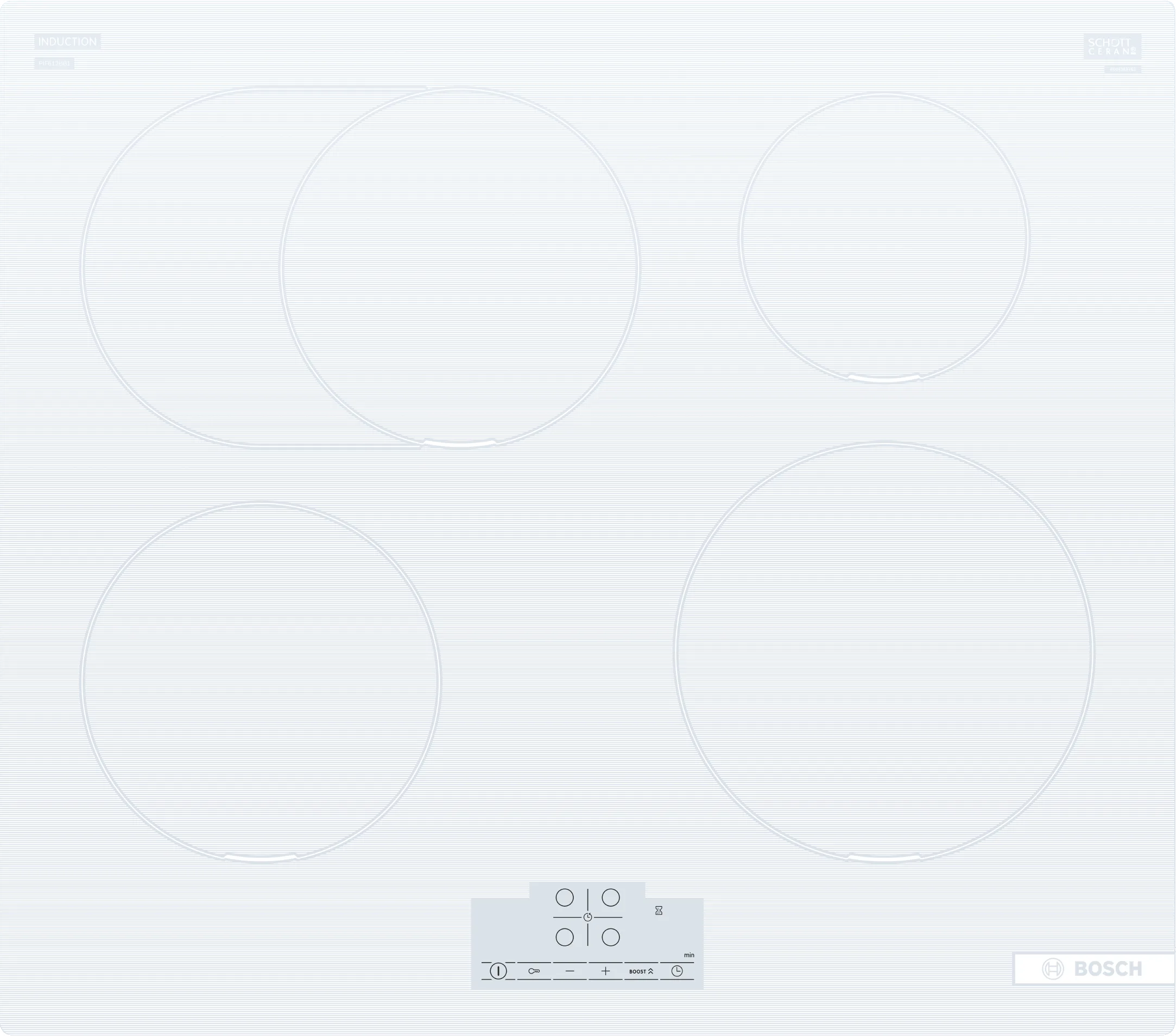BOSCH PIF612BB1E Beépíthető indukciós főzőlap
