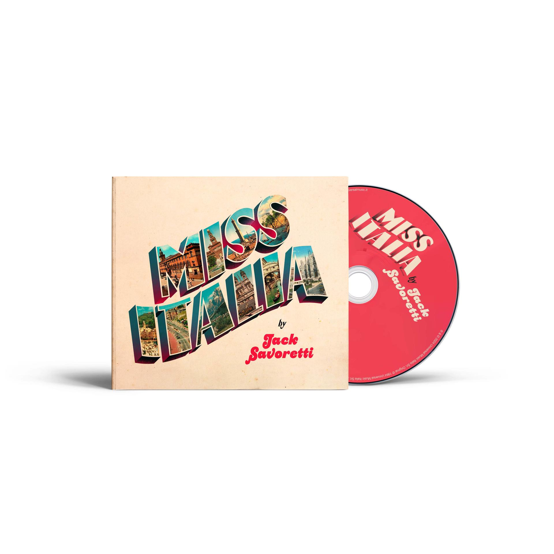 CD-Cover und -Disk von 'Miss Italia' von Jack Savoretti.