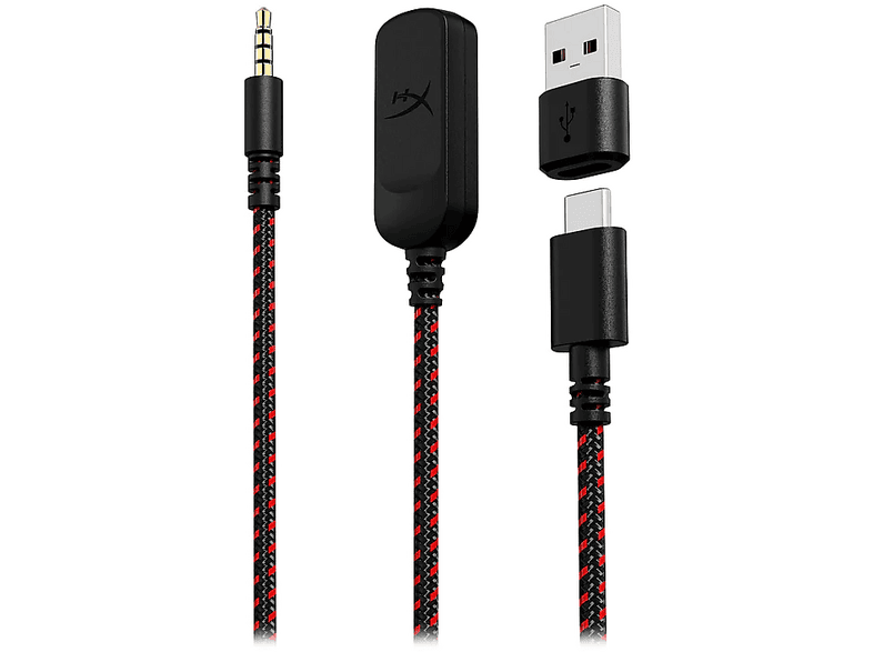HP HyperX Cloud III Gaming Headset, 3.5mm, USB-C/A, 53mm Treiber, Schwarz/Rot — Foto 3 von 5