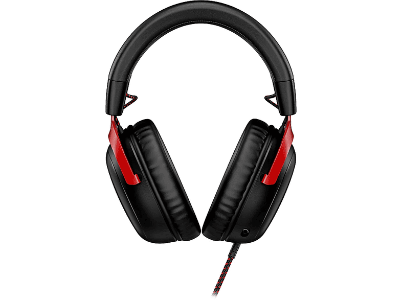 HP HyperX Cloud III Gaming Headset, 3.5mm, USB-C/A, 53mm Treiber, Schwarz/Rot — Foto 2 von 5