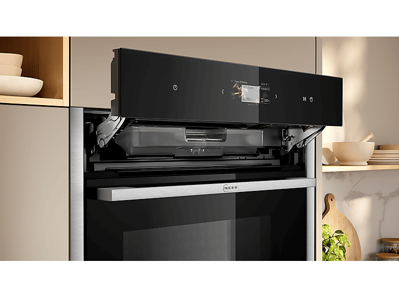 Neff C24FS31N0 N90, Kompakt-Dampfbackofen (47 l, Schwarz, 596 mm breit, A+) — Foto 4 von 5