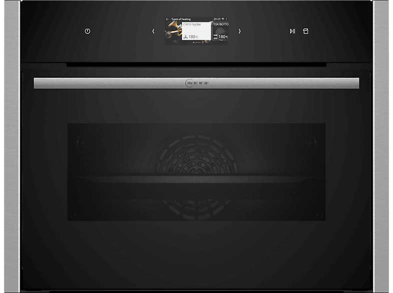 Neff C24FS31N0 N90, Kompakt-Dampfbackofen (47 l, Schwarz, 596 mm breit, A+)