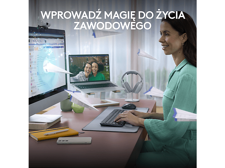 Klawiatura LOGITECH Signature Slim K950 Grafitowy – zdjęcie 3