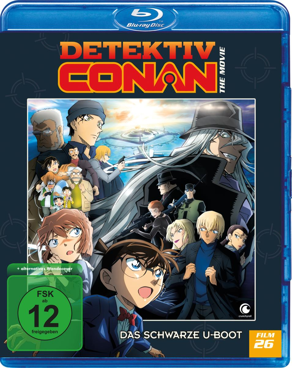 Blu-ray-Disc-Cover für den Detektiv Conan-Film. Figuren, Logo und Filmtitel sind sichtbar.