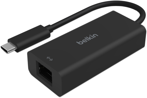 BELKIN Connect USB-C / 2.5GB ethernet adapter, fekete (INC012btBK)