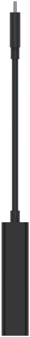 Fekete adapterkábel USB-C-vel és egy másik csatlakozóval.