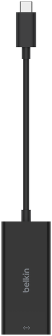 Fekete USB-C - HDMI adapterkábel, Belkin márkajelzéssel.