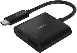 BELKIN USB-C / HDMI átalakító + töltőadapter 60W PD, fekete (AVC002btBK)