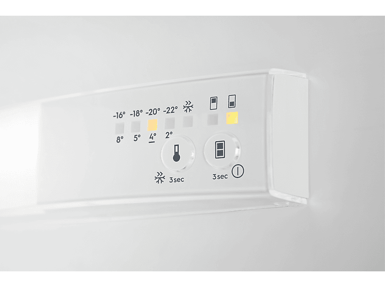 AEG TSC5S183EF Serie 5000 Kühlgefrierkombination (E, 262 l, 1769 mm hoch, Weiß)
