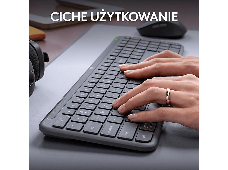 Zestaw LOGITECH Signature Slim Combo MK950 Grafitowy – zdjęcie 2