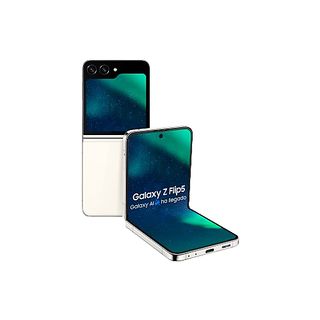 Móvil - Samsung Galaxy Z Flip 5 5G, Crema, 256GB, 8GB RAM, con IA, 6,7" FHD+, Plegable, Qualcomm Snapdragon, 3700 mAh, Android 13