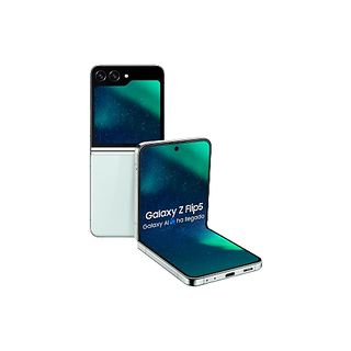 Móvil - Samsung Galaxy Z Flip 5 5G, Menta, 512GB, 8GB RAM, con IA, 6,7" FHD+, Plegable, Qualcomm Snapdragon, 3700 mAh, Android 13
