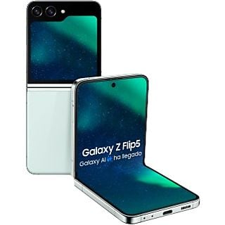 Móvil - Samsung Galaxy Z Flip 5 5G, Menta, 512GB, 8GB RAM, con IA, 6,7" FHD+, Plegable, Qualcomm Snapdragon, 3700 mAh, Android 13